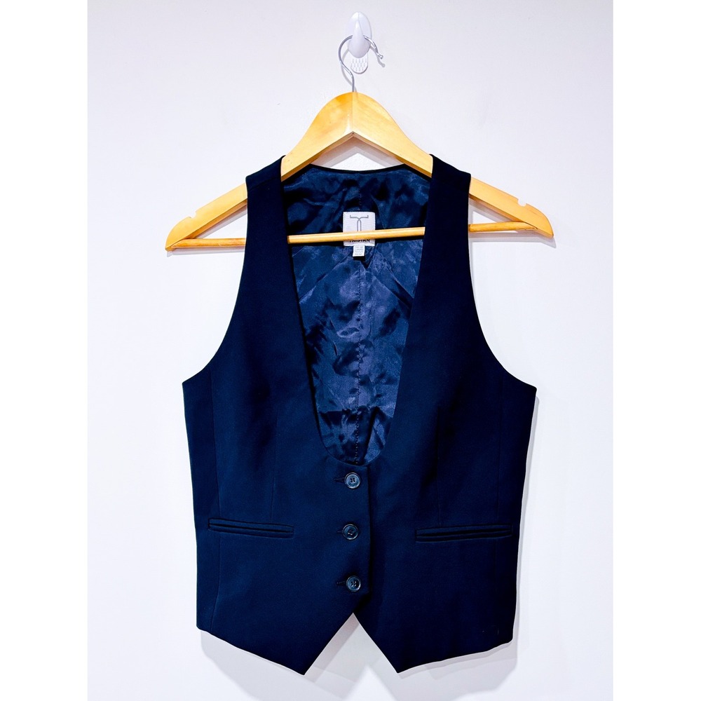 TRISTAN Navy tailored vest | Business Casual Office | Medium